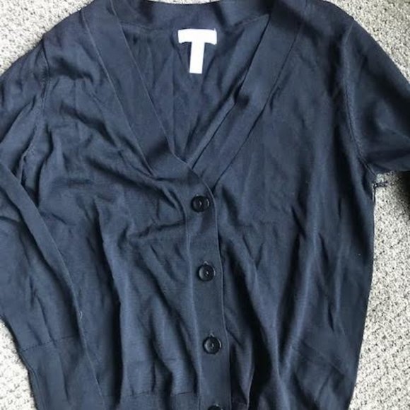 Black Silky Cardigan from Leith - Picture 2 of 2